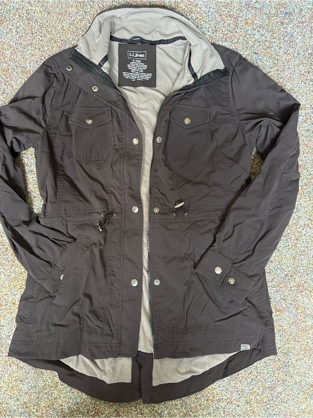 L.L. Bean Women's Black Utility Field Jacket